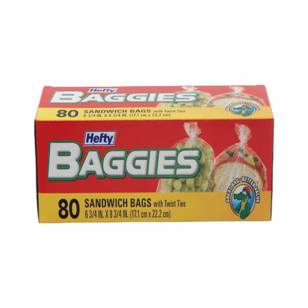 Hefty Bolsas para Basura 80 Bags