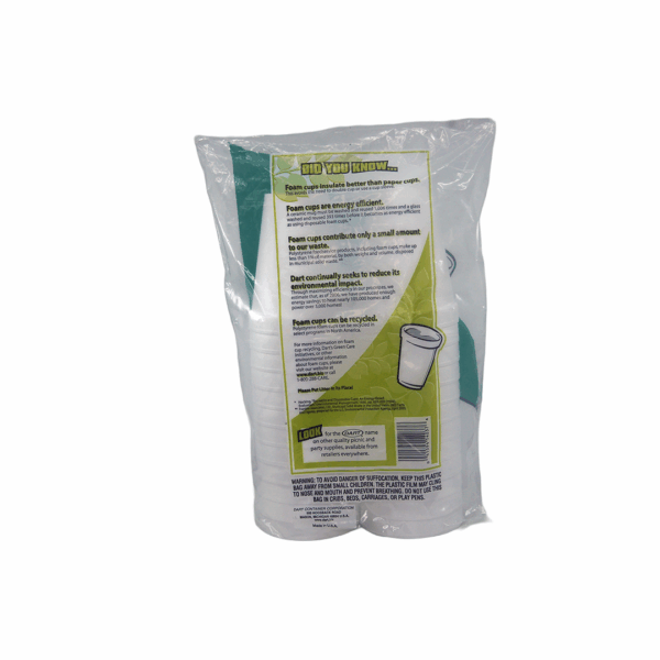 Dart Insulated Beveraga Foam Cups 12 oz