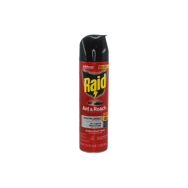 Raid Ant & Roach Spray (bote rojo) 17.5 oz