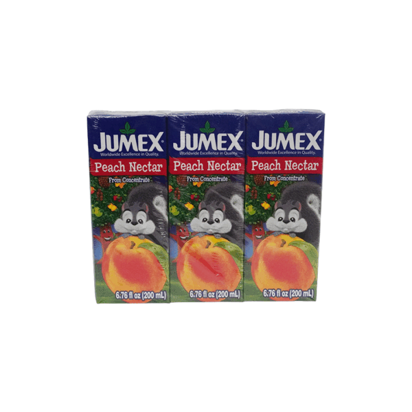 Jumex Mini Tetra Durazno 3pk 6.76 oz