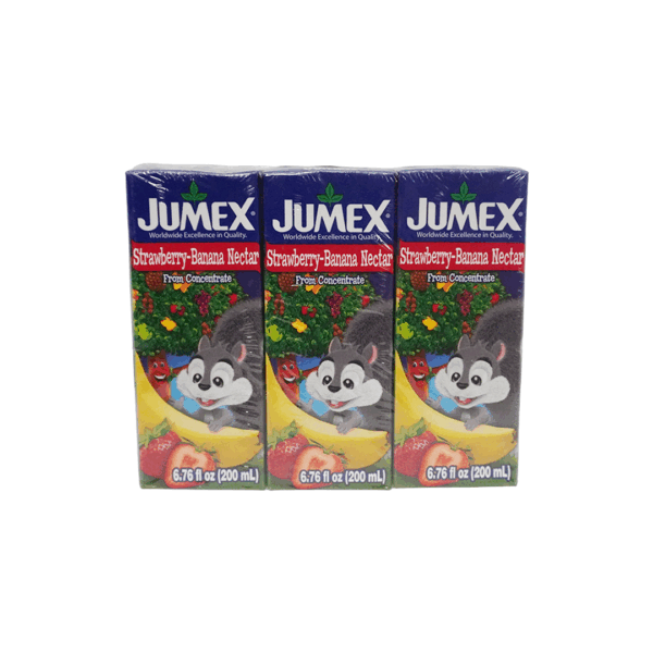 Jumex Mini Tetra Fresa Platano 3pk 6.76 oz