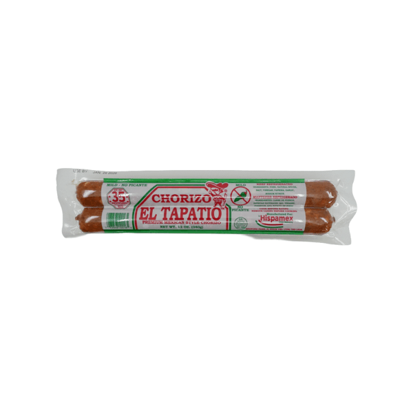 El Tapatio Chorizo de Puerco Medio Picante 12 oz