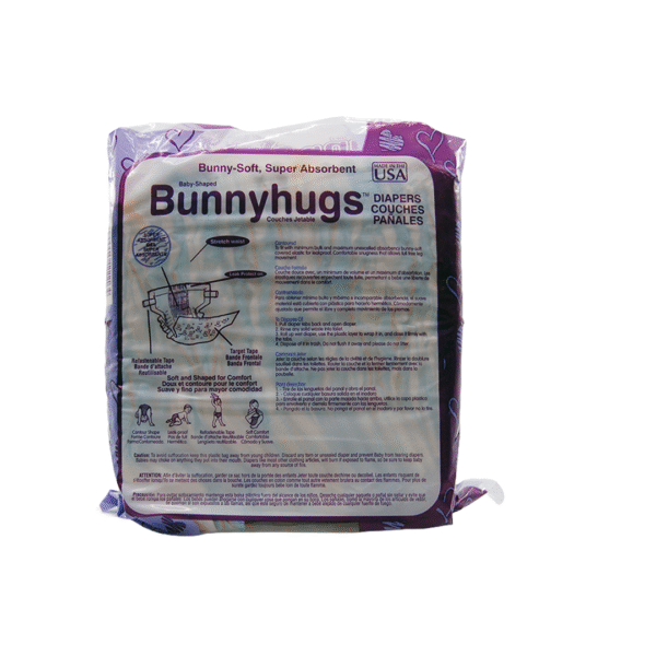 BunnyHugs Diapers LG 8pk
