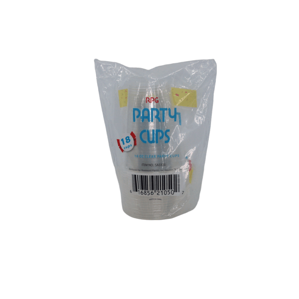 Clear Party cups 16 oz