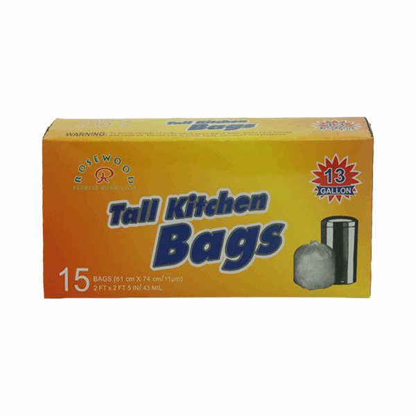 Tall Kitchen Bags Bolsas De Basura 13 Gl