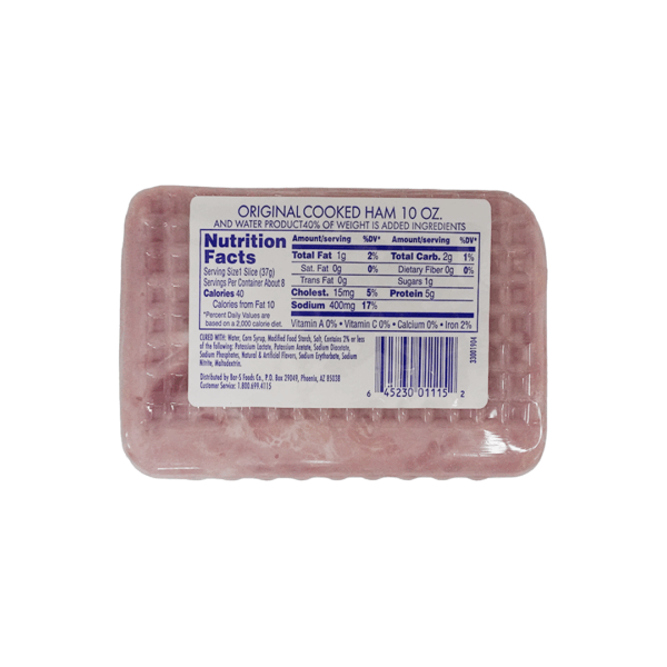 Fud Cooked  Ham Original 10 oz
