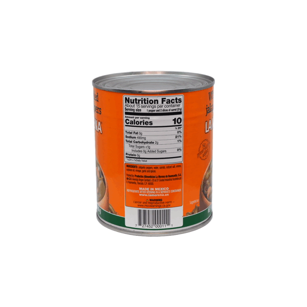 La Morena Jalapeno Entero 28.2 oz