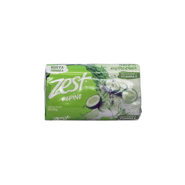 Jabon Zest Pepino Y Sabila 150 G