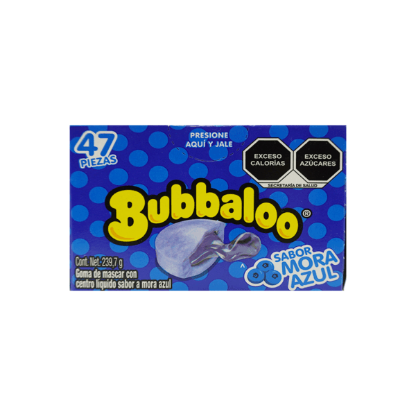 Adams Bubbaloo Mora azul 47 pz