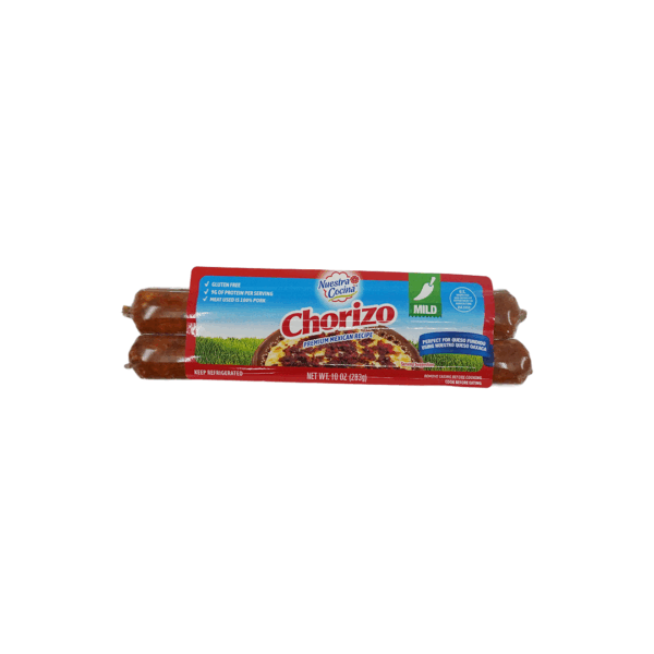 Nuestro Queso Chorizo de Puerco Medio Picante 10 oz