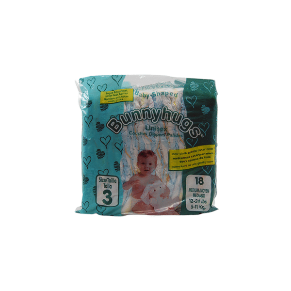 BunnyHugs Diapers MD Talla 3