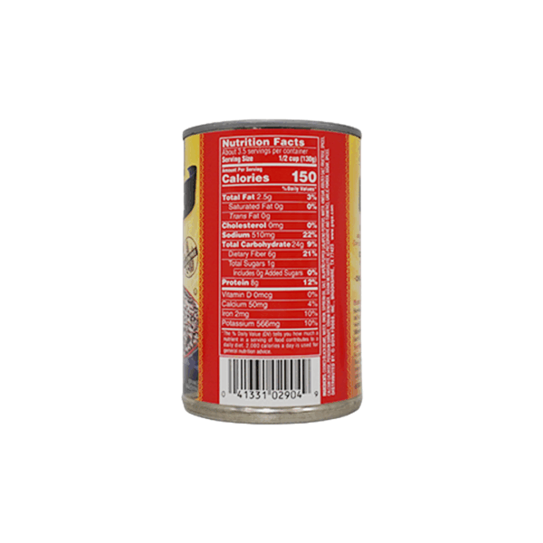 Goya Frijol Refrito Negro 16 oz