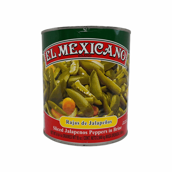 El Mexicano Sliced Jalapeno 6 lb