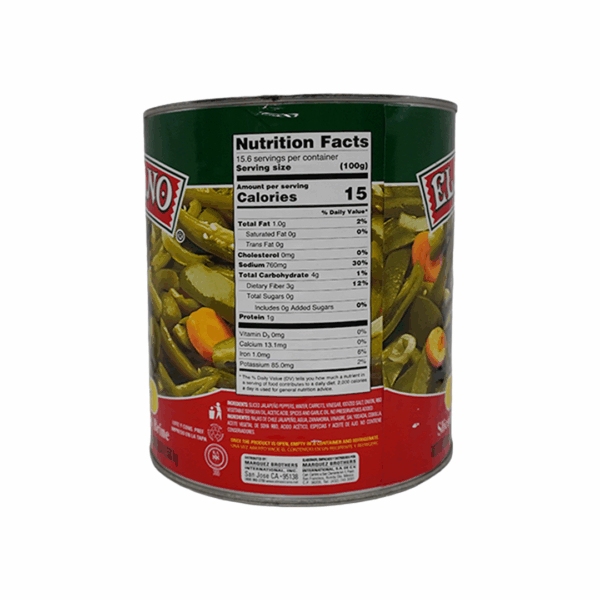 El Mexicano Sliced Jalapeno 6 lb