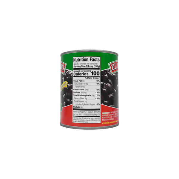 El Mexicano Frijoles Negro Entero 29 oz