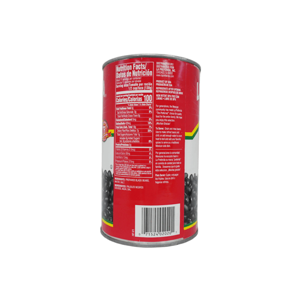 La Preferida Frijole Negro 50 oz