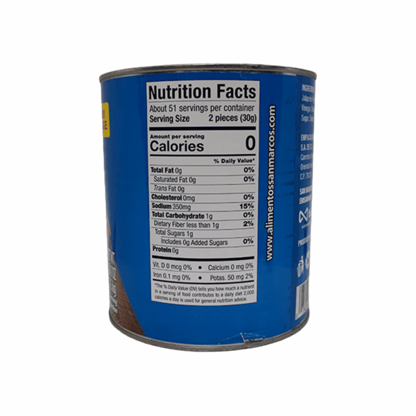 San Marcos Chile Jalapeno entero 6 Lb