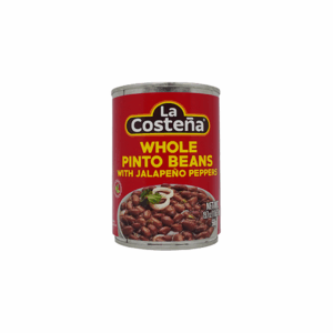 La Costena Whole Pinto beans w Jalapeno 19.7 oz
