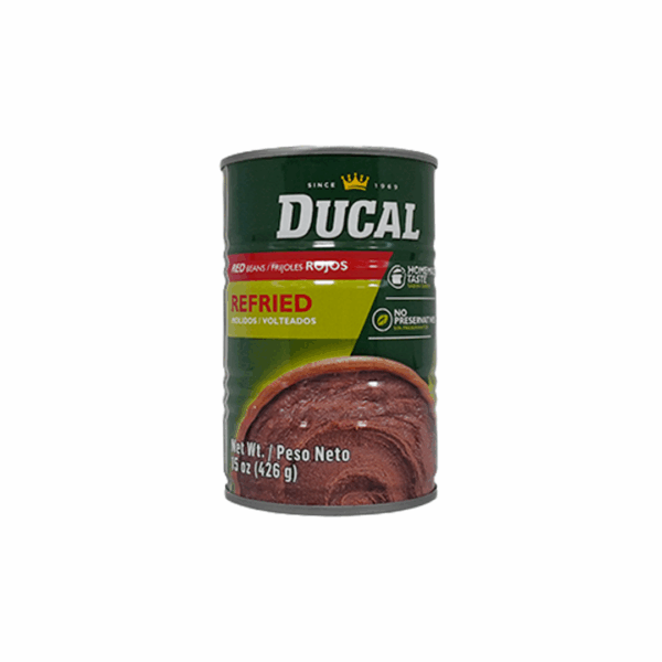 Ducal Frijol Rojo Refrito 15 oz