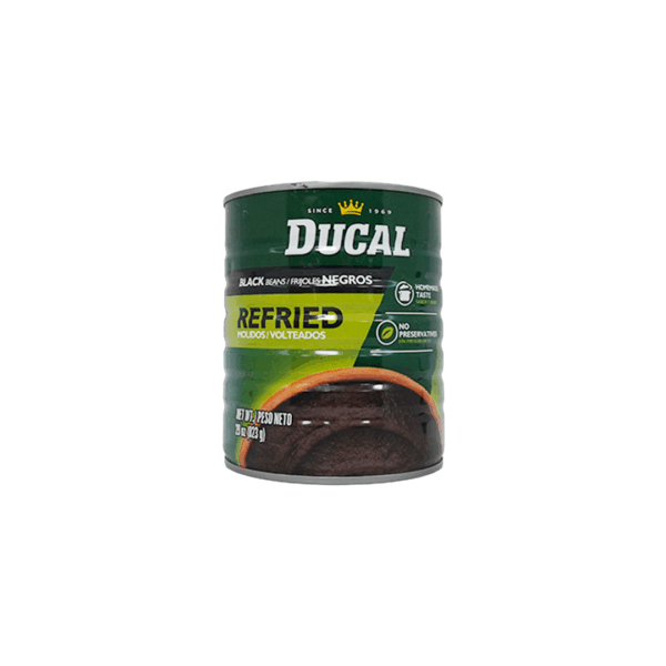 Ducal Frijoles Negros Volteados 29 oz
