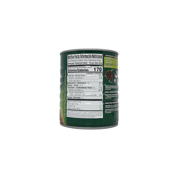 Ducal Frijoles Negros Volteados 29 oz