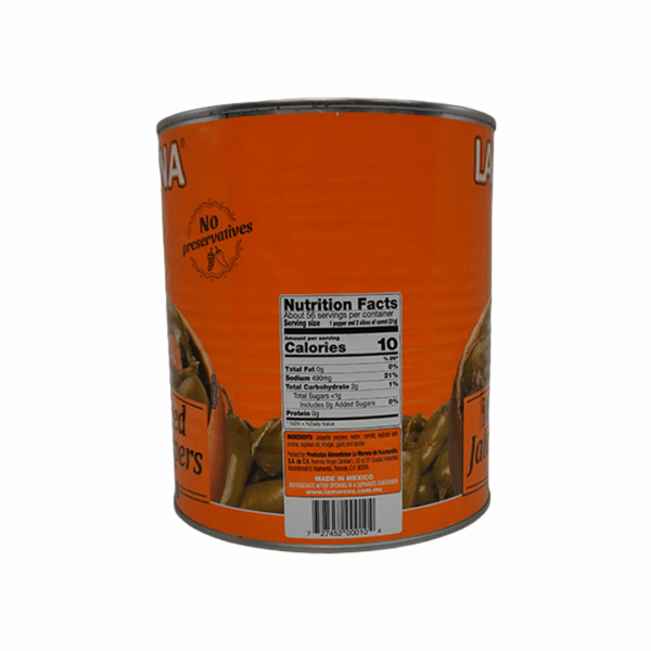 La Morena Chile Jalapeno Entero 1 Gal